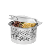 Rosseto Iris™ Stainless Steel Round Chafer with Soft Closing Lid SM288